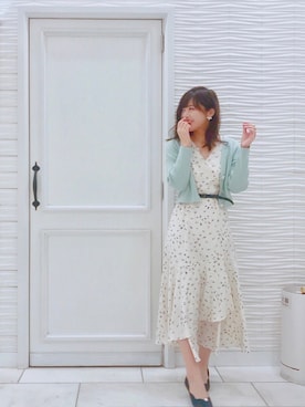 「DRWCYS（ドロシーズ）のアイテム（ワンピース/ドレス）」を使った、ゆめちんさん（レディース・160cm）の春コーディネート