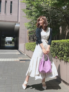 「DRWCYS（ドロシーズ）のアイテム（ワンピース/ドレス）」を使った、ゆめちんさん（レディース・160cm）の春コーディネート