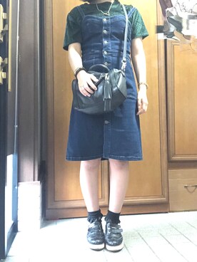 「TAI（タイ）のアイテム」を使った、ちぃさん（レディース・154cm）の秋コーディネート