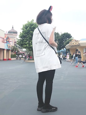 「スピードトレーナー」｜「アイテム（パンツ）」を使った、ちぃさん（レディース・154cm）の夏コーディネート