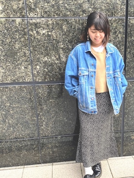 「JAM（ジャム）のアイテム（ジャケット/アウター）」を使った、ちぃさん（レディース・154cm）の春コーディネート