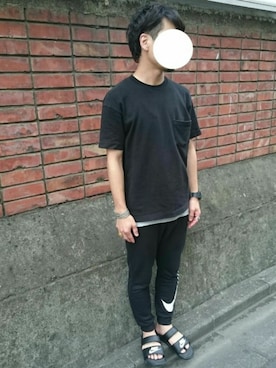 「Gary Reeves（ゲイリーリーブス）のアイテム（アクセサリー）」を使った、yujiさん（メンズ・167cm）の夏コーディネート