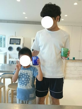 「子どもとお出かけ」｜yujiさん（メンズ・167cm）の夏コーディネート