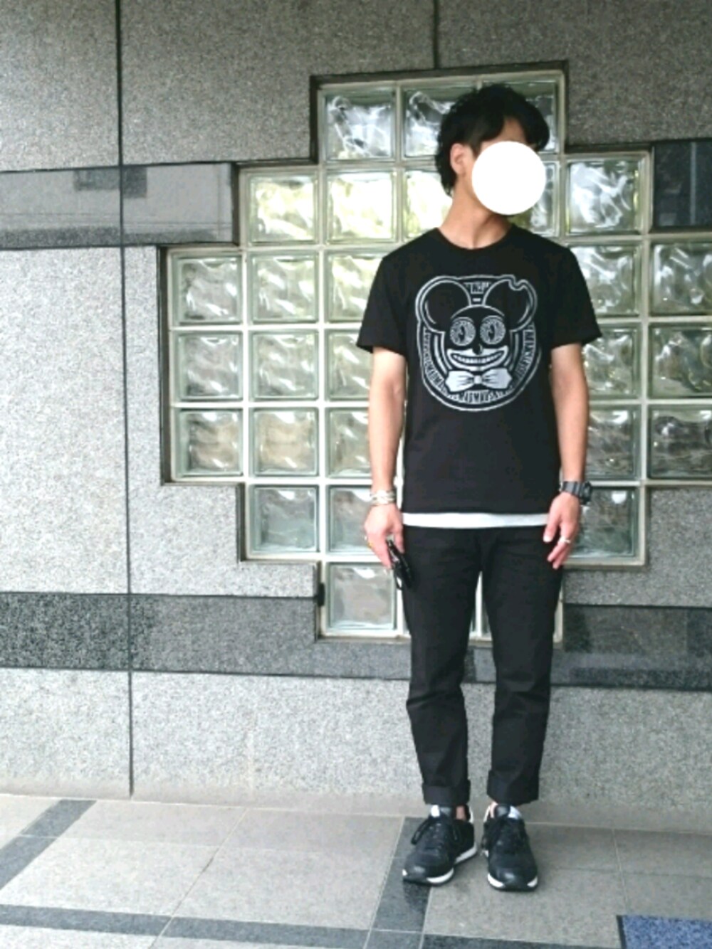yujiさんの「 X SAUCONY SHADOW ORIGINAL Black Leather（WHITE MOUNTAINEERING）」を使ったコーディネート
