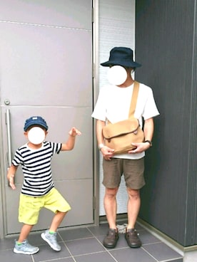 「Gary Reeves（ゲイリーリーブス）のアイテム（アクセサリー）」を使った、yujiさん（メンズ・167cm）の夏コーディネート