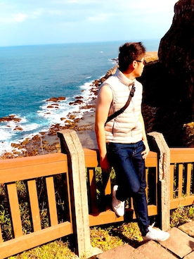 楊柏驛さん（メンズ・173cm）の冬コーディネート