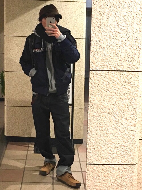 yusukebe｜AVIREXのナイロンジャケットを使ったコーディネート - WEAR