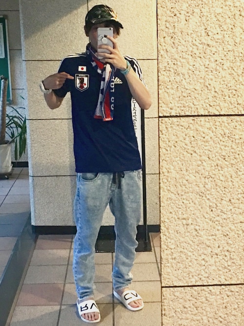 Yusukebe Adidasのtシャツ カットソーを使ったコーディネート Wear