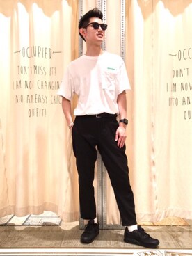 「涼しくて軽い「涼・軽パンツ」」｜coen tomさん（メンズ・177cm）の夏コーディネート