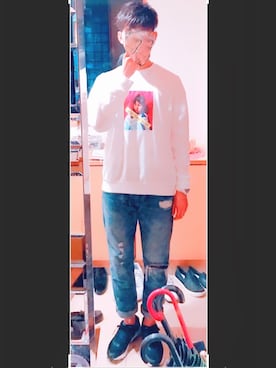 「American Eagle（アメリカンイーグル）のアイテム（その他）」を使った、Y.Y.Yさん（メンズ・182cm）の春コーディネート