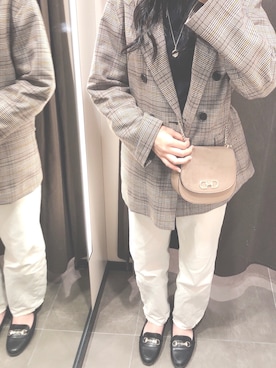 「AFRICA TARO（アフリカタロウ）のアイテム」を使った、rinnさん（レディース・161cm）の秋コーディネート