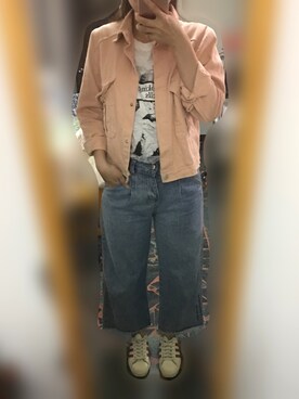 「catworld（キャットワールド）のアイテム」を使った、c.s.y.さん（レディース・154cm）の春コーディネート