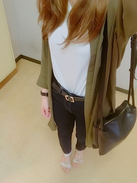 「アイテム（シャツワンピース）」を使った、はるさん（レディース・160cm・10代）の夏コーディネート