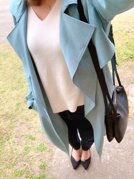 「topic luxe（トピックラックス）のアイテム」を使った、はるさん（レディース・160cm）の春コーディネート