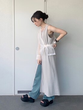 遥さん（レディース・156cm）の夏コーディネート