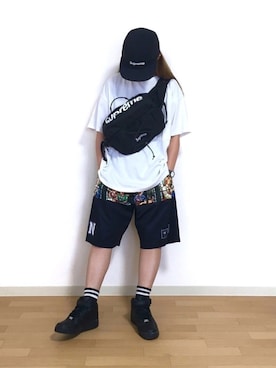 𝐩𝐨𝐧𝐢さん(レディース・157cm)の夏コーディネート