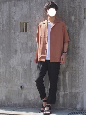 DAISUKE.さんの「Hanes×SHIPS AUTHENTIC PRODUCTS: Tシャツ Japan Fit（2枚組）」を使ったコーディネート