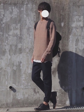 「DHOLIC SELECT（ディーホリックセレクト）のアイテム」を使った、DAISUKE.さん（メンズ・177cm）の秋コーディネート