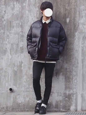 「abahouse」｜「アイテム（その他）」を使った、DAISUKE.さん（メンズ・177cm）の冬コーディネート