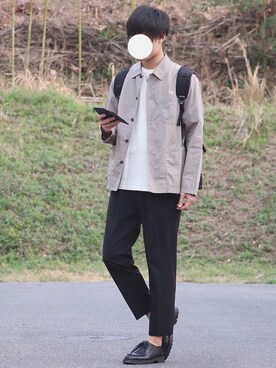 「平成最後のWEARISTAセンバツ」｜「アイテム（カバーオール）」を使った、DAISUKE.さん（メンズ・177cm）の春コーディネート