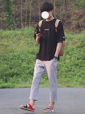 「abahouse」｜「アイテム（その他）」を使った、DAISUKE.さん（メンズ・177cm）の春コーディネート