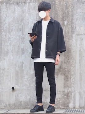 「ステッチ」｜DAISUKE.さん（メンズ・177cm・10代）の春コーディネート