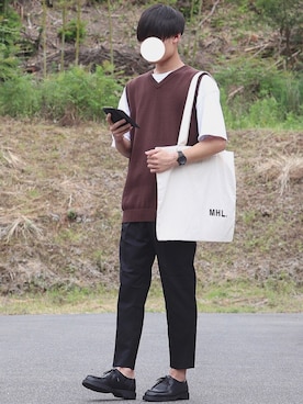 「FUJIROCKEEN」｜「アイテム（その他）」を使った、DAISUKE.さん（メンズ・178cm）の夏コーディネート