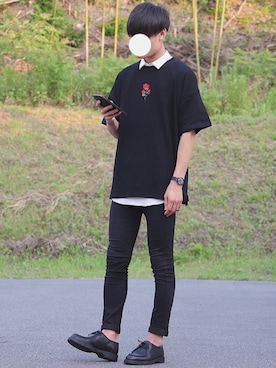 「FUJIROCKEEN」｜「アイテム（その他）」を使った、DAISUKE.さん（メンズ・178cm）の夏コーディネート