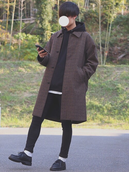 Daisuke Hareのチェスターコートを使ったコーディネート Wear
