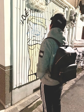 「muta（ムータ）のアイテム（キャップ）」を使った、鯉太郎さん（メンズ・170cm）の春コーディネート