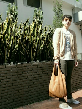 「JOE FRESH（フレッシュ）のアイテム」を使った、Panda Ngさん（メンズ・179cm）の冬コーディネート