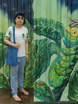 「Factorie（ファクトリエ）のアイテム」を使った、Panda Ngさん（メンズ・179cm）の秋コーディネート