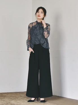 「アイテム（ピアス（両耳用））」を使った、kaeneSTAFFさん（レディース・160cm）の冬コーディネート