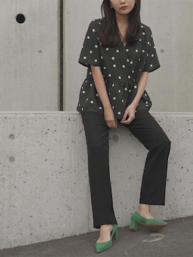 「kaene」｜kaeneSTAFFさん（レディース・155cm）の春コーディネート