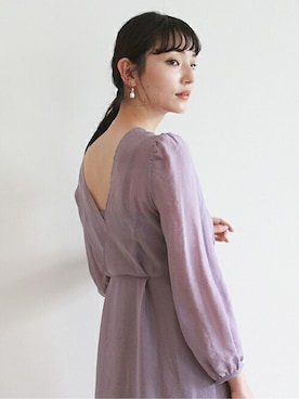 「アイテム（ドレス）」を使った、kaeneSTAFFさん（レディース・165cm）の冬コーディネート