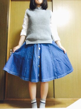 「美術館」｜みさきさん（レディース・154cm・20代）の夏コーディネート