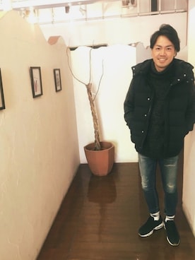 「RESTIR（リステア）のアイテム」を使った、S.Tetsu.TURFさん（メンズ・178cm）の秋コーディネート