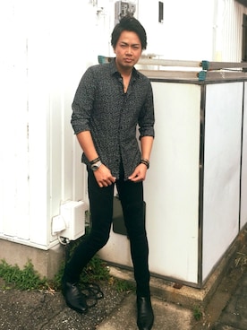 「RESTIR（リステア）のアイテム」を使った、S.Tetsu.TURFさん（メンズ・178cm）の秋コーディネート