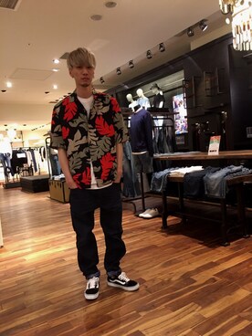 GISSI-さん（メンズ・180cm）の春コーディネート