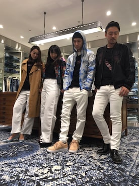 「DIESEL（ディーゼル）のアイテム（スタジャン）」を使った、GISSI-さん（メンズ・180cm）の冬コーディネート