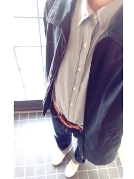 「TOMMY HILFIGER（トミーヒルフィガー）のアイテム（テーラードジャケット）」を使った、パルプンテ。さん（メンズ・170cm）の春コーディネート