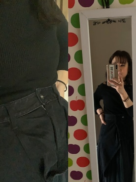 「LA BELLE ETUDE（ラベルエチュード）のアイテム（デニムスカート）」を使った、shionmamaさん（レディース・152cm）の秋コーディネート