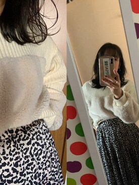 「amelier MAJESTIC LEGON（アメリエルマジェスティックレゴン）のアイテム」を使った、shionmamaさん（レディース・152cm）の冬コーディネート