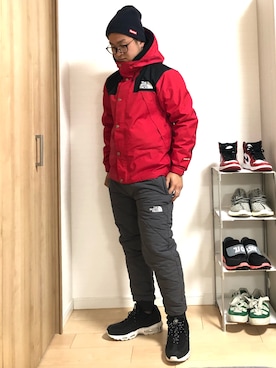「AIR MAX」｜「アイテム（ナイロンジャケット）」を使った、RSさん（メンズ・161cm）の冬コーディネート