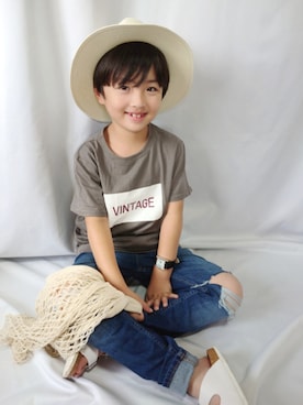 R兄弟さん(キッズ・127cm)の夏コーディネート