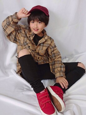 Ｒ兄弟さん（キッズ・128cm）の秋コーディネート