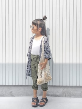 nanaさん(キッズ・110cm)の夏コーディネート