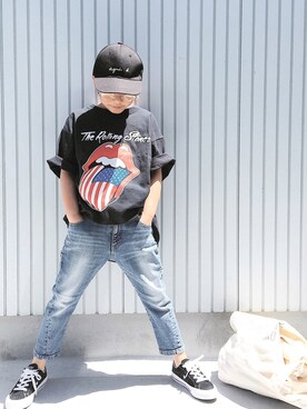 nanaさん（キッズ・110cm）の春コーディネート