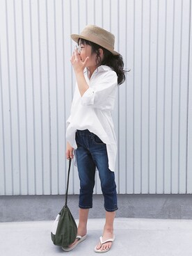 「アイテム（ハンドバッグ）」を使った、nanaさん（キッズ・110cm）の夏コーディネート