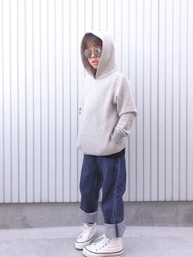 「halloween」｜「アイテム（スウェット）」を使った、nanaさん（キッズ・120cm）の秋コーディネート